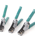Heavy Duty Wire Crimper And Stripper Plier For Slick Multistrand Cable Cutting with anti-slip handles and sharp blades.