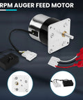 Beefed Up Auger Feed Motor Replacement for Pellet Stove Models Including PP130 PP60 PP70 PP150 PPC90 TSC90 and Pleasant Hearth PH Series