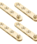 Close-up of copper components from 8 Pack Copper Hidden Rotating Door Hinges With Top And Bottom Rotation Mechanism Self Closing