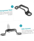 Hella Sturdy Invisible Furniture Connectors And Hidden Fasteners For Wardrobe Setup No Sweat Assembly Rock Solid Two In One Wood Joint Screws showing manganese steel connector with screws.