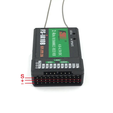 2.4G 10 Channel RC Receiver With PWM Output And PPM Support For FS Transmitters Ultra Light And Compact Easy Bind AFHDS 2A