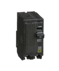 2 Pole 50 Amp QO Circuit Breaker 1-1/2 Inch For Panelboard Installations, Fast Trip Tech, Heavy Duty Electrical Safety Shield