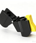 Measuring Wheel Replacement Parts: Yellow Fold Joint, black plastic hinge, compact size, ideal for measurement tools.