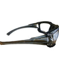 Side view of Oversized Anti Fog Safety Goggles Featuring Vented Temple Slots And Hella Soft Eva Foam Seal For No Sweat Wraparound Vision And Knockout Job Site Protection Pack Of Twelve.