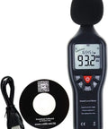 Go-To Portable Decibel Meter With Data Logger, 30 To 130 dB Range, Pro-Grade Sound Level Meter with USB and software CD