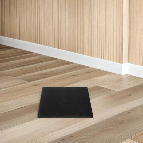 Flexible Black Polyurethane Foam Packing Sheets For Shipping Electronics And Ceramics on wooden floor