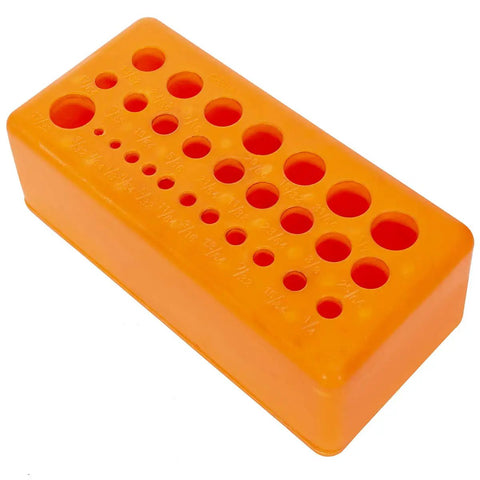 Index stand holder for 28-Piece Transfer Punch Set Three Thirty-Second To One-Half Inch Heat Treated Alloy Steel Punches