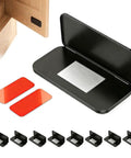 8 Pack Ultra Thin Magnetic Cabinet Door Catches With Strong Adhesive Mounts No Drill Installation Keeps Cabinets And Drawers Closed