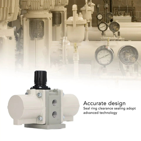 Gas Booster Pump For Industrial Air Systems, Pneumatic Booster Valve That Doubles Inlet Pressure Up To 2x, integrated design