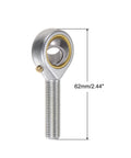 Heavy Duty Three Eighths Inch Rod End Bearing With Three Eighths Twenty Four Right Hand Thread Self Lubricating Joint Includes Jam Nut Built For Rock Solid Performance In Machinery Linkages Robotics And Automotive Projects, 62mm