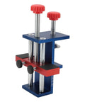 Rock Solid Cabinet Face Frame Clamps Hella Sturdy Aluminum Alloy Clamping Gear for Smooth Woodworking Installation and Precise Universal Alignment with Heavy Duty Grip, featuring dual red knobs.