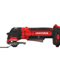 V20 Cordless Oscillating Multi Tool With Beast Mode Power Up To 19000 OPM Variable Speed Quick Tool Free Blade Change System Built In LED Light Versatrack Compatibility Bare Tool Only, side view
