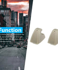 Chevrolet Beige Sun Visor Clip One Pair For Cruze 2011-2016 And Cruze Limited 2016, Sonic 2012-2020 shown on white background