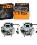 2 Pack Front Wheel Bearing Hub Assembly For Chevrolet HHR 2006-2011 Direct Fit Replacement With Timken Bearings And Hardware Included