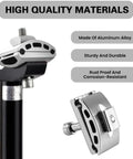 Aluminum Alloy Bike Seat Clamp Universal Post Clamp Replacement For Mountain And Road Bikes Built Tough Durable Rust Resistant