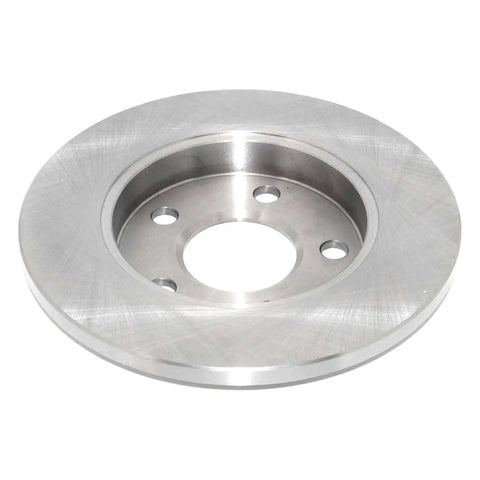Rear Solid Brake Rotor with Forged Flange for Precise Fit Induction Hardened Raceways and Multi Lip Seals, front view