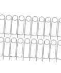 Heavy Duty Stainless Steel Brooch Cotter Safety Spring Pins For Quick Lock Farm Hitch and Industrial Use arranged in rows.