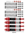 RC Shock Absorber Set 4pcs Dampers For 1x10 RC Crawler Axial SCX10 90046 AXI231017 TRX4 D90 100mm Heavy Duty Metal Build With Spare Springs And Screws