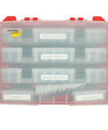 Max Truck O Ring Kit For Service Trucks And Hydraulic Repair, 70 And 90 Duro Buna N O Rings in red plastic case