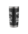Black insulated stainless steel tumbler for sailplane pilots and glider enthusiasts aviation themed gift for soaring sky lovers