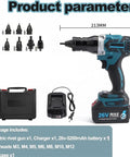 Hardcore Cordless Rivet Nut Gun For Metal Fabrication And Auto Shop Projects, includes charger and nut heads.