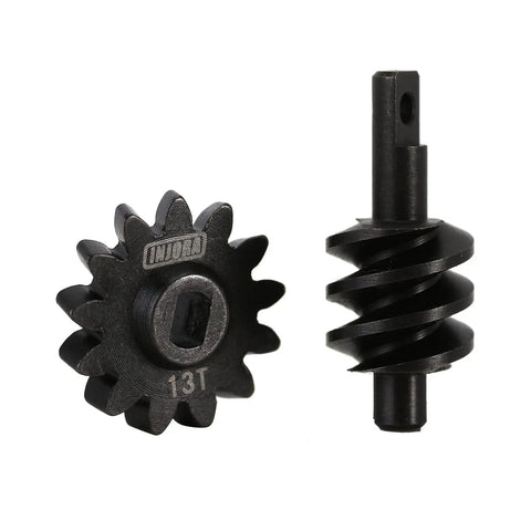 Beefed Up Upgrade Kit For 1 By 24 Axial RC Crawlers AX24 SCX24 C10 JLU Gladiator Bronco Deadbolt steel 13T gear set
