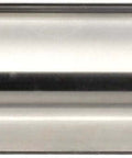 Spotting drill bit, high-speed steel, uncoated, 90-degree tip, straight shank, 5/16 in dia x 3-7/64 in long, side view