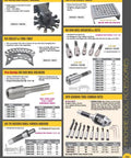 Catalog page featuring various R8 tool accessories, including a 5mm Metric R8 Round Collet Hardened Tool Steel Precision Ground Close Tolerance Internal Thread 7/16-20 TPI Ideal Milling Machine CNC Accessory For Milling And CNC Tooling.