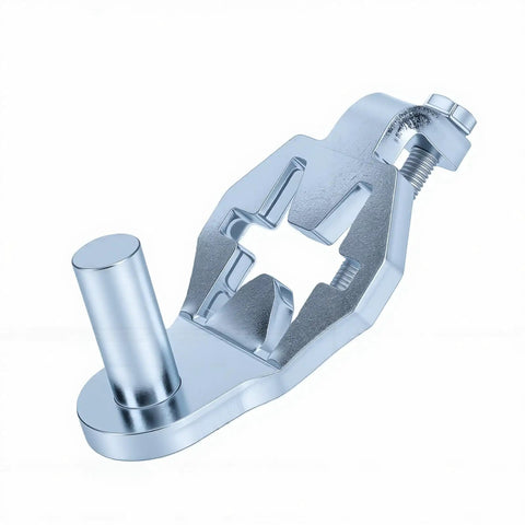 Heavy Duty Steel Door Hinges With T Post Suspension For Versatile Farm Gates, Rustproof And Easy Install With All Hardware close-up