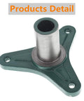 Heavy Duty 3.5 Inch Parrot Vise Multi Angle Swivel Workbench Clamping Tool With Reliable Locking Jaw Grip Rock Solid Flex part with green base and stainless steel insert.