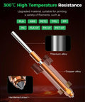 K2 Ceramic Hotend Kit With Quick Swap Nozzle for 3D Printers showing 300°C resistance and high-temp copper alloy design.