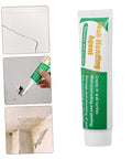 Two Set Wall Mending Repair Cream For Cracks Graffiti And Stains Easy To Apply Crack Paste With Scraper in use