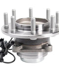 Roll Smooth With These Heavy Duty Front Wheel Hub Bearing Kits 2 Piece Set For 2018 To 2021 Chevy Express 3500 GMC Savana OEM view of front wheel hub assembly