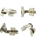 Heavy Duty Blind Corner Stollen Hinges With Smooth Hydraulic Soft Close Damper 95 Degree Angle 35mm Cup visible from multiple angles.