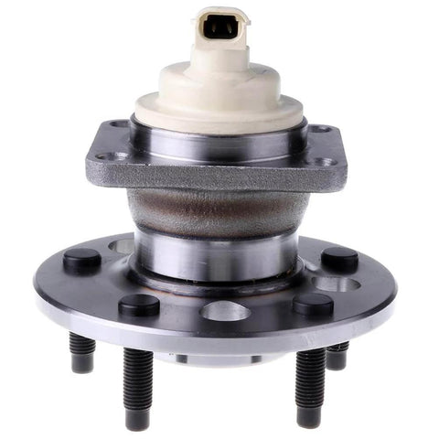 Rear Hub with Sealed Ball Bearing and Wheel Speed Sensor, 5-Lug, Pre-Greased Sealed Ball Bearing Direct Fit 2-Pack - Fits Buick