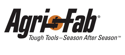 Agri-Fab logo, text 'Tough Tools–Season After Season' beneath, related to Gotta Have Roller Attachment Plug For Lawn Tractors, OEM Replacement Part 49467, Fits Select Agri-Fab Models, Durable Genuine Roller Plug For Lawn Care Attachments.