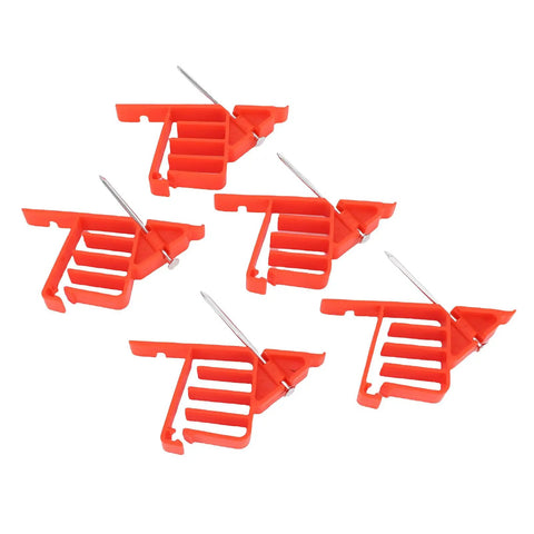 Top Rated Heavy Duty Cable Stackers For Organizing Coaxial Data And Power Cables Durable Plastic Wire Management Clips set of 5