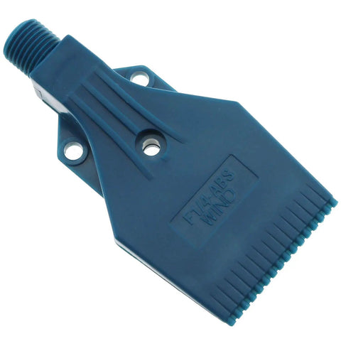 Blue Wind Jet Nozzle For Industrial Air Blowers With Quarter Inch BSPT Male Threads Three Holes ABS Construction Low Noise