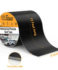 Heavy Duty Waterproof Patch And Seal Tape 4x13 Feet For RV Roofs Tents Tarps And Canopies With Extra Thick Sealant and UV Protective Backing