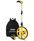 Measuring Wheel For Feet And Inches With Mechanical Double Collapsible Design One Key Reset Kickstand Start Point Arrow And Cloth Bag