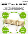 Top Tier 100 Piece 1/8 By 6 Inch Wooden Dowel Rods Smooth Bamboo Craft Sticks Bulk DIY Staple for Cake Decorating. Sturdy and natural.