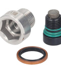 Top Notch M16x1.5 Oil Pan Drain Plug Repair Kit Made From 304 Stainless Steel With Extension Bit And Wrench To Fix Slippery Threads And Get The Job Done Fast On Your Car Today. M16x1.5 stainless steel oil pan drain plug repair kit with gasket and extension bit