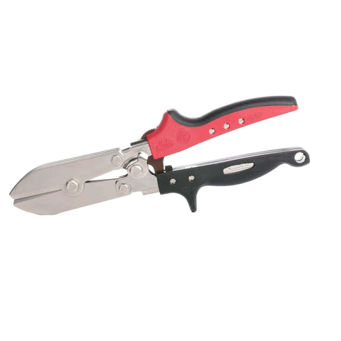C5R 5-Blade Crimping Tool For Round Duct And Stove Pipe with ergonomic Redline handles, delivers leak-proof crimps, made in USA