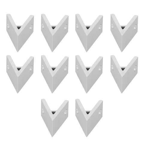 Heavy Duty Aluminum Angle Corner Brackets 10 Pack For 2020 3030 4040 Aluminum Extrusion T Slot Rail Joints Built Tough