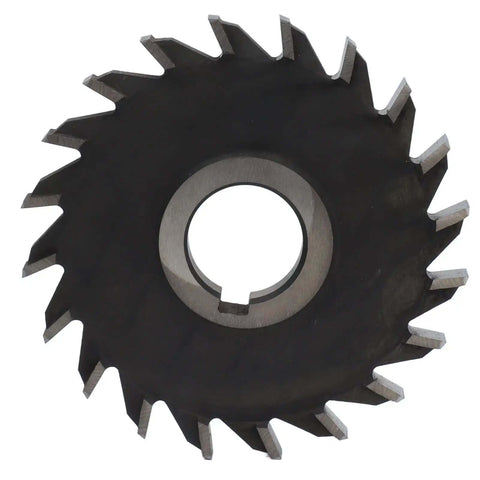 Front view of Gear Cutter Disc Set with HSS Milling Cutter for Involute Gear Cutting, 32mm Inner Bore, 125x12mm, heavy duty metalworking tool