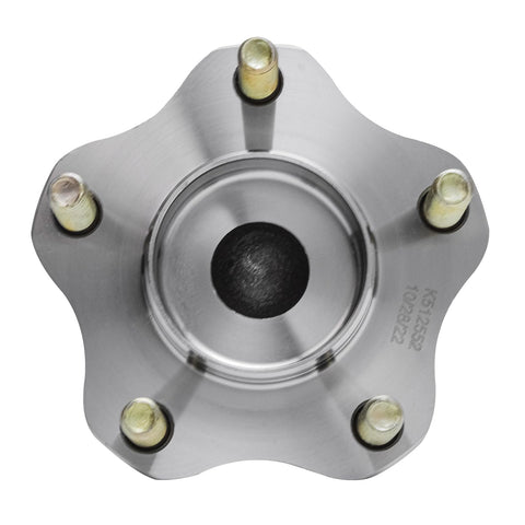 Top view of Pair Rear Wheel Bearing And Hub Assembly For Mazda 3 2014 2015 2016 2017 2018 3 Sport Mexico Built Models 5 Lug