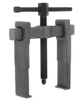 Two Jaw Gear Puller With Adjustable Arms For Internal And External Bearing Removal Heavy Duty 3 Inch Pulley Flywheel Gear Extraction Tool Built From High Carbon Steel For Strength Longevity And Corrosion Resistance