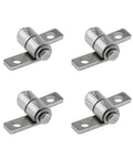 4Pcs Torque Hinge Shaft 29mm With 8 Screws For Cabinets Boxes Equipment Doors 360 Degree Flip Hinge With Adjustable Damping
