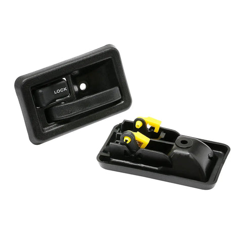 Interior Door Handle Set For Jeep Wrangler YJ TJ 1987-2006 Twin Pack Inside Front Left Driver And Right Passenger Sides Replacement OEM Fit