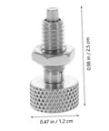 Heavy Duty Stainless Steel Retractable Spring Plunger Locking Indexing Pins For Toolboxes And Rolling Carts With Non Slip Knurled Handle Built Tough For No Fuss Quick Setup And Killer Grip Through The Grind, 25mm x 12mm